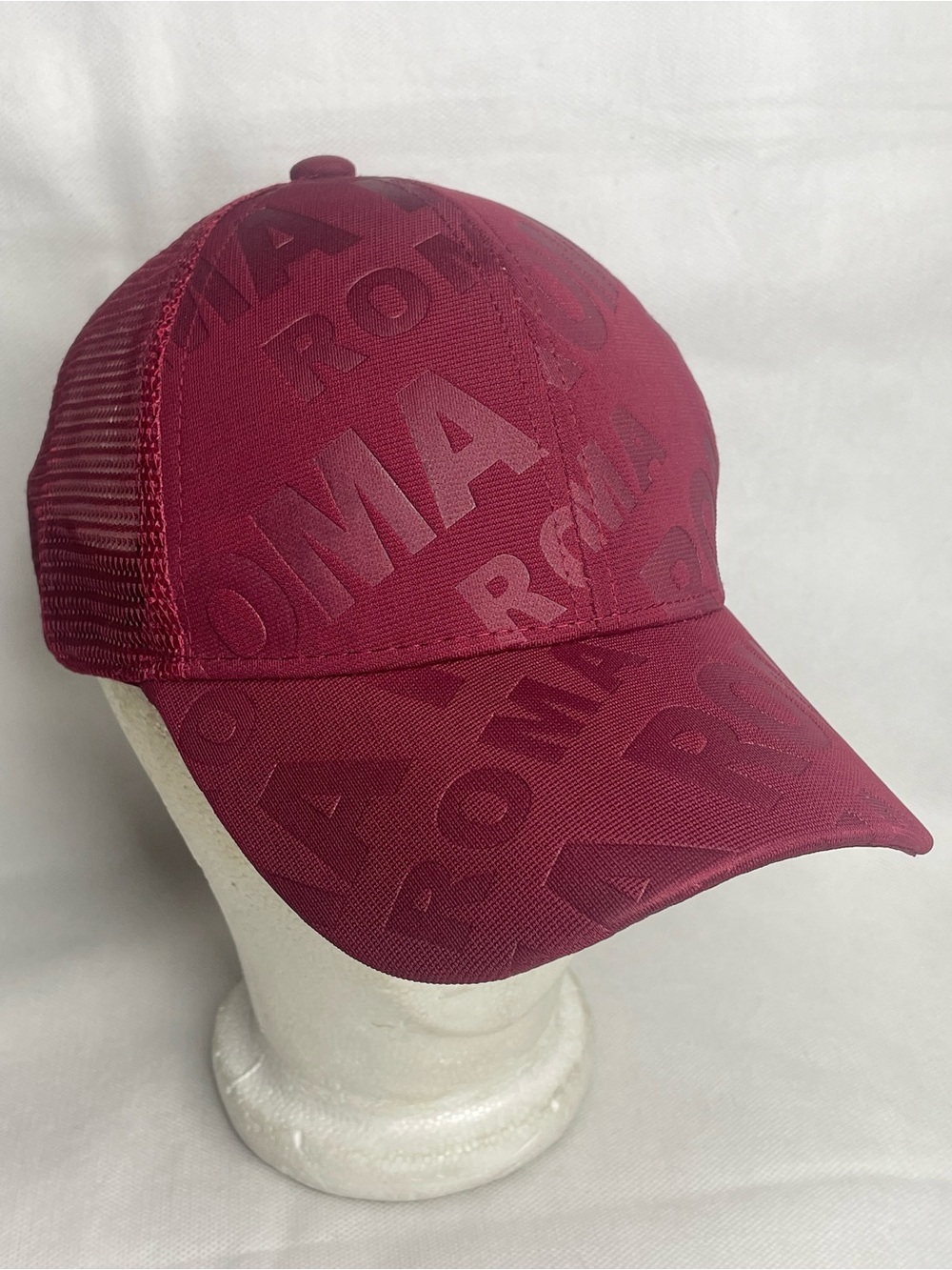 ROMA Italia 100% Cotton Athletic Baseball Cap Deep Red Hat Ruyisa Tag Italia 58